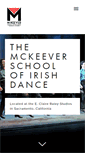 Mobile Screenshot of mckeeverdance.com