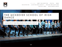 Tablet Screenshot of mckeeverdance.com